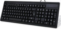 Picture of good quality  full size Wired standard keyboard 107 keys